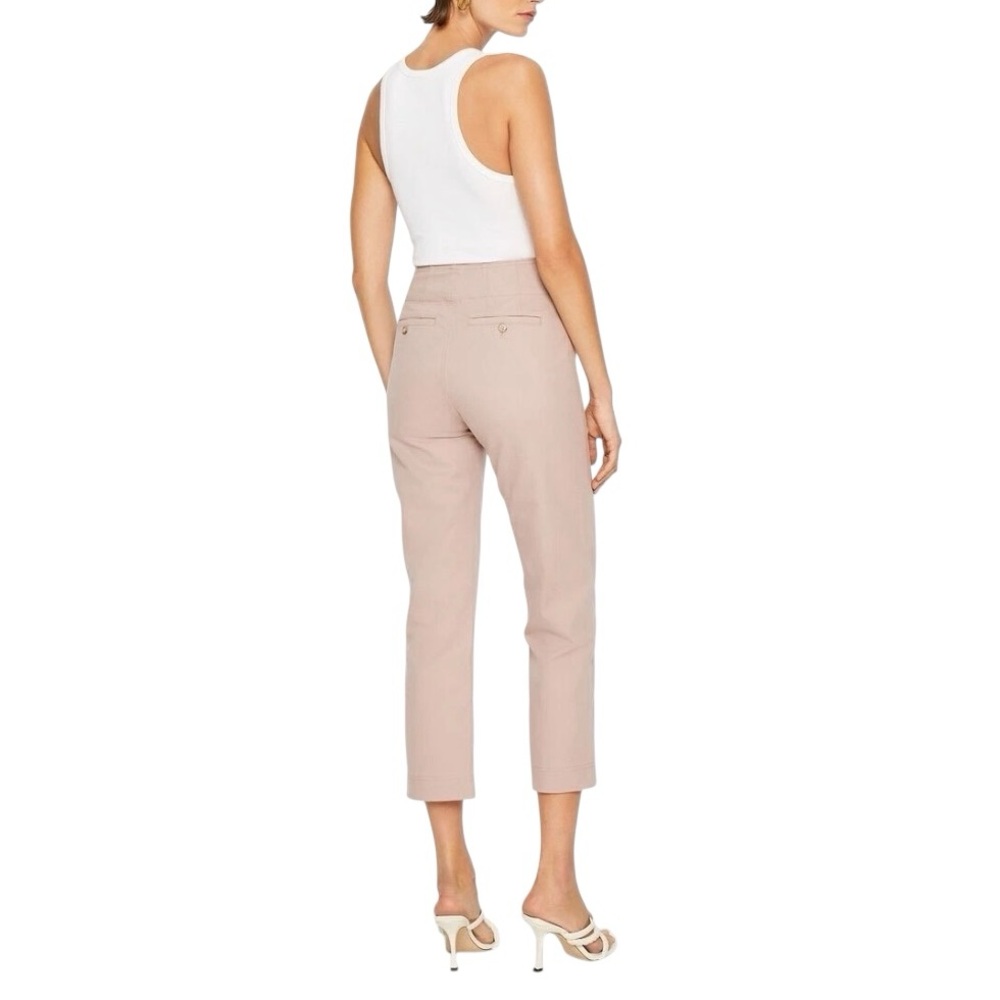 Club Monaco cropped high waist utility casual pants size 10 excellent condition - Picture 3 of 14